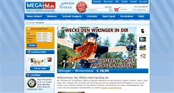 Desktop Screenshot of mega-merchandise.de